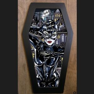 Bwana Devil Catwoman Coffin Frame Handpainted